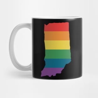 Indiana State Rainbow Mug